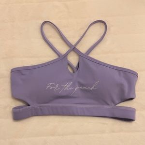 For The Peach Aphrodite Cross Bra💜